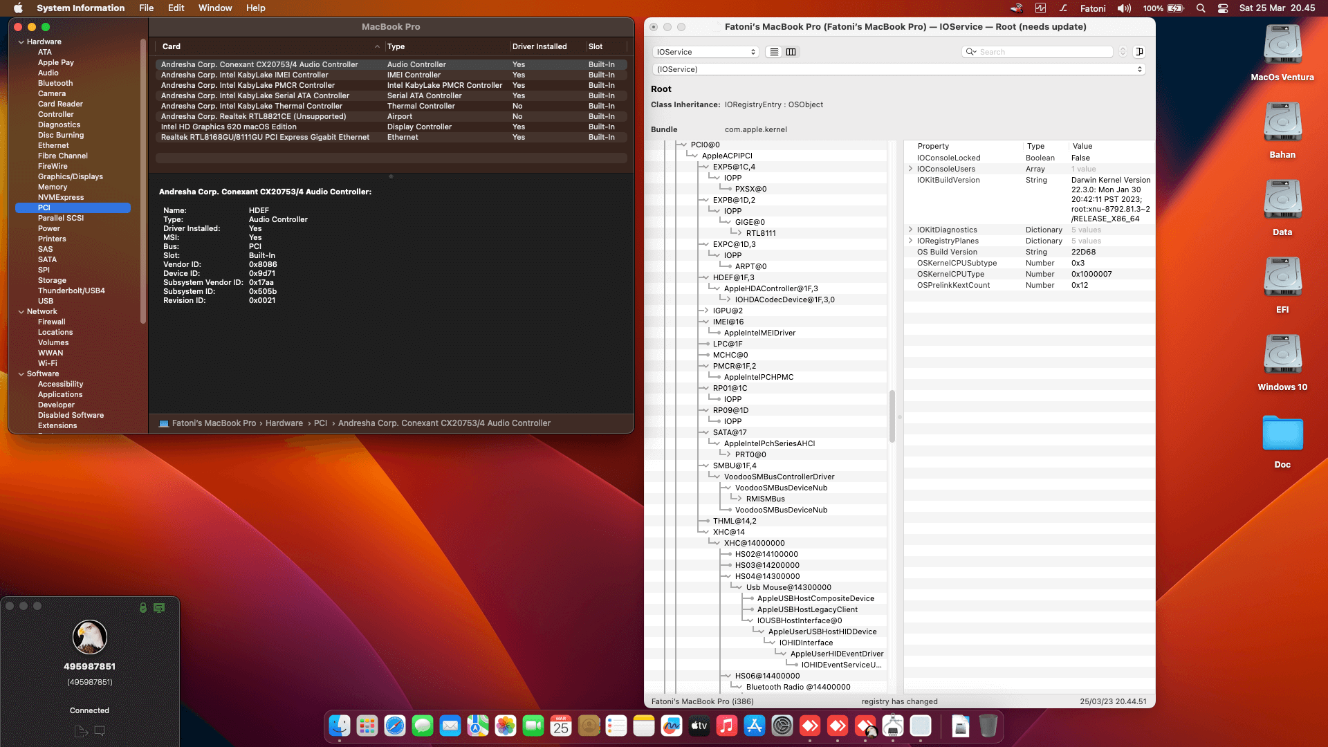 Lenovo Thinkpad E470 2nd [KabyLake   Intel HD 620 + PS2 SMBUS]   OpenCore 9